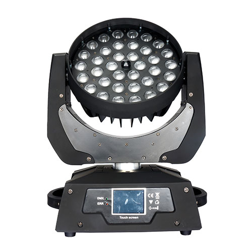36x18W 6 EN 1 RGBWA UV DMX LED ZOOM Luz de lavado de cabeza móvil